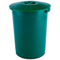 Мусорный бак с крышкой 60 л зеленый 60 зеленый во Владивостоке Мусорный бак с крышкой 60 л зеленый 60 зеленый во Владивостоке
