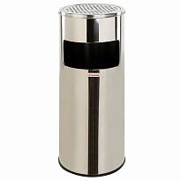 Урна с пепельницей 27 л, нержавеющая сталь, зеркальная, LAIMA PROFESSIONAL во Владивостоке