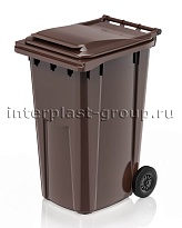 Контейнер для мусора 240 л коричневый облегченный 240 зеленый во Владивостоке