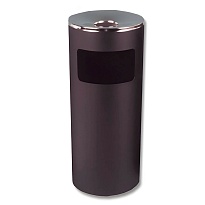 Урна металлическая с пепельницей, Титан, 29 л, черная, оцинкованная сталь во Владивостоке Урна металлическая с пепельницей, Титан, 29 л, черная, оцинкованная сталь во Владивостоке