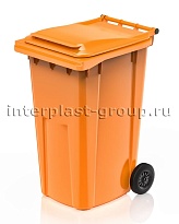 Контейнер для мусора 240 л оранжевый облегченный 240 оранжевый во Владивостоке