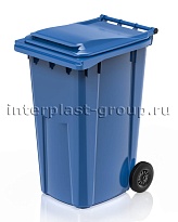 Контейнер для мусора 240 л голубой облегченный 240 голубой во Владивостоке