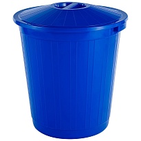 Мусорный бак с крышкой 70 л синий 70 синий во Владивостоке Мусорный бак с крышкой 70 л синий 70 синий во Владивостоке